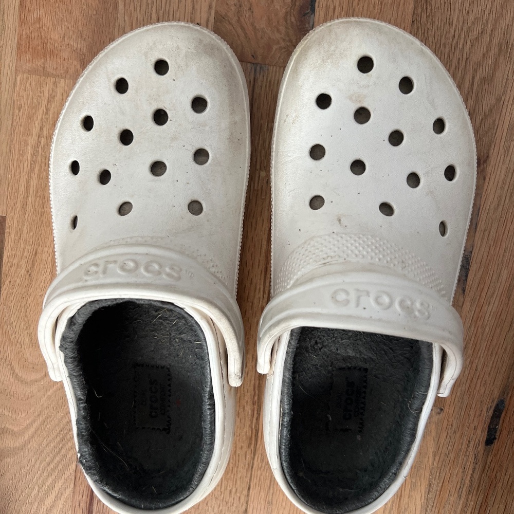 White crocs